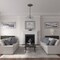 Ekena Millwork Foster Acanthus Leaf Ceiling Medallion (Canopies up to 2 1/4"), 20 1/2"OD x 1 1/2"P, Painted Turtle CM20FOPTF - alternate 3